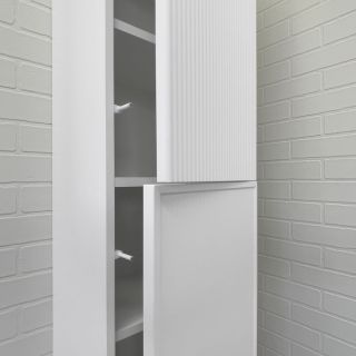 Шкаф-колонна Comforty Мадрид 40 белый матовый